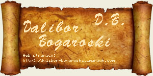 Dalibor Bogaroški vizit kartica